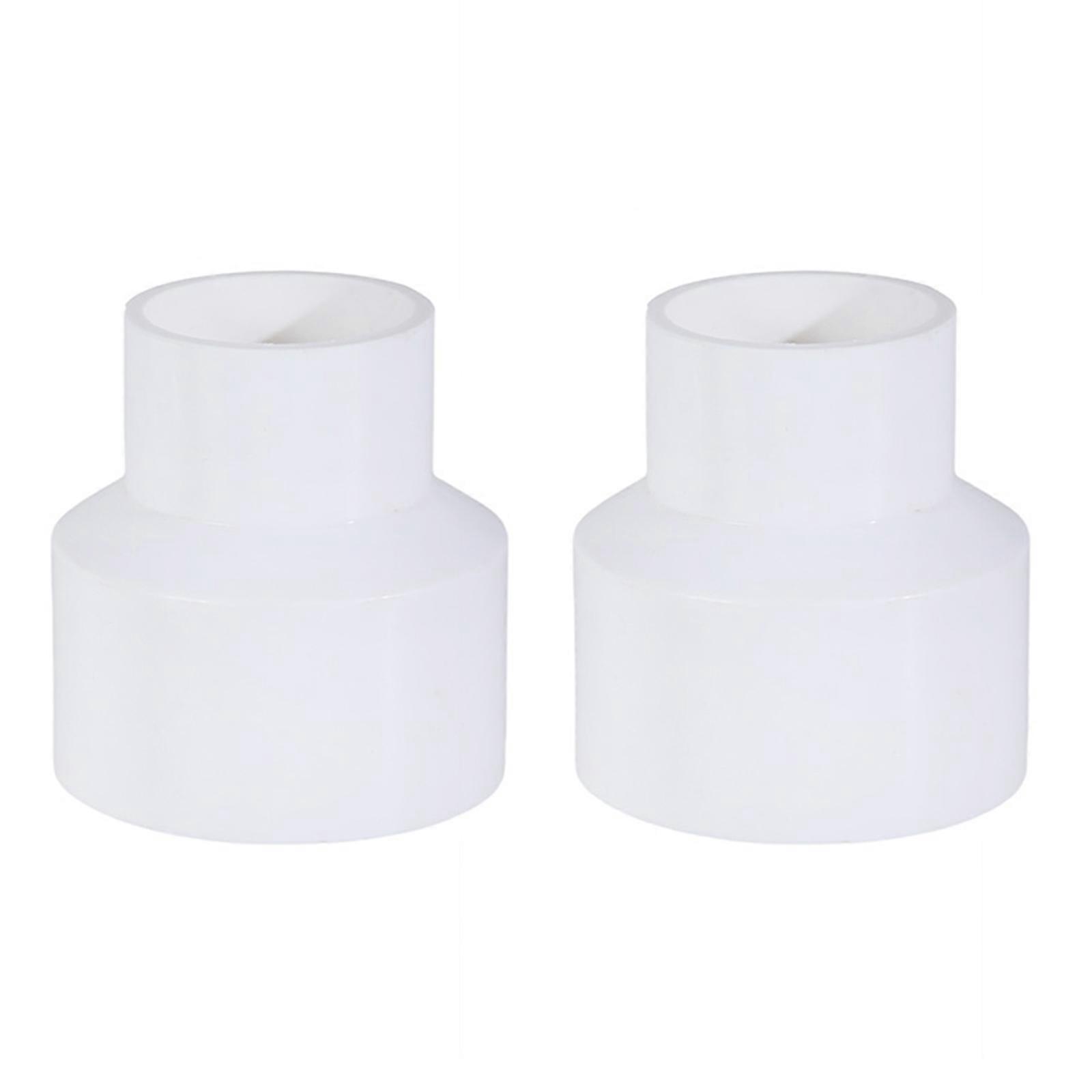 20/25/32/40mm PVC Pipe Reducers for 50mm Duct Fans for Efficient Air Flow in Home Vent Systems Multicolor
