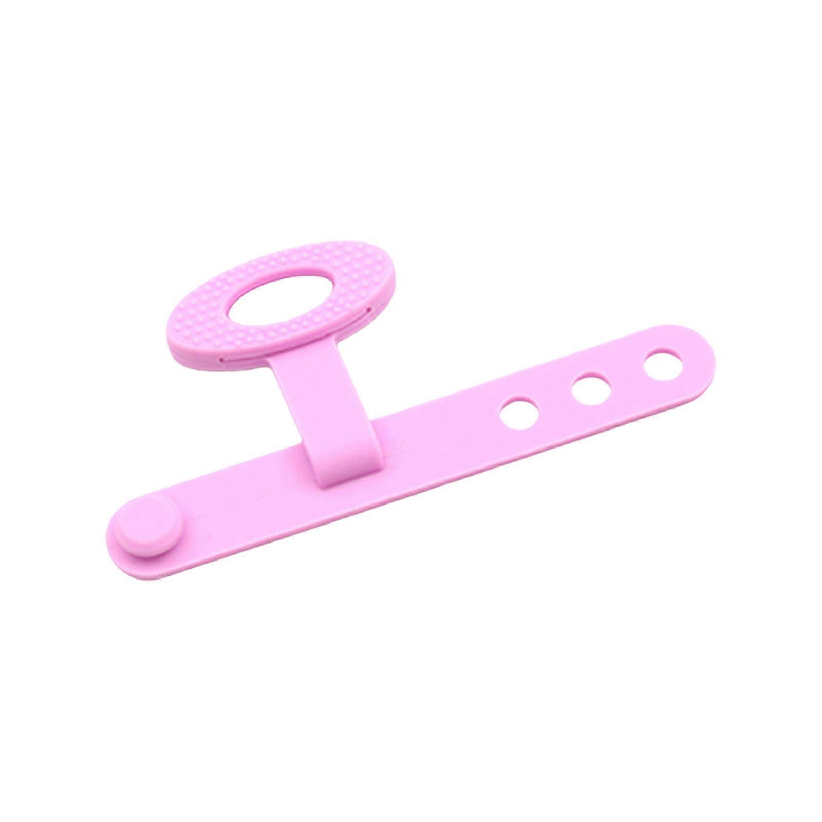 Suport pentru prăpasti de chitară din silicon antiderapant Capac pentru degete Suport pentru plăcuțe de antrenament pentru chitară Piese de instrumente Acoperire pentru degete Roz