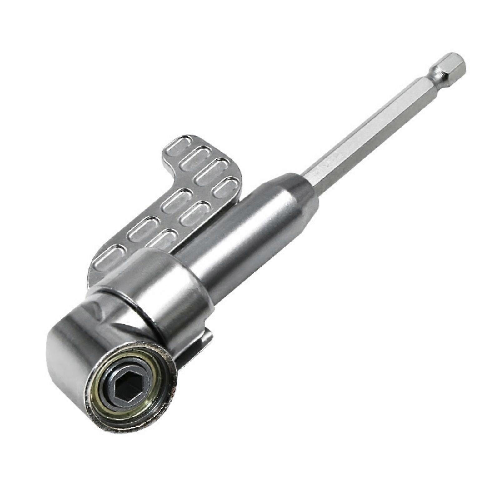 Right Angle Drill Attachment Corner Tool Screw Hub For Furniture Assembly & Vehicle Maintenance Easy Use In Narrow Areas  Silver