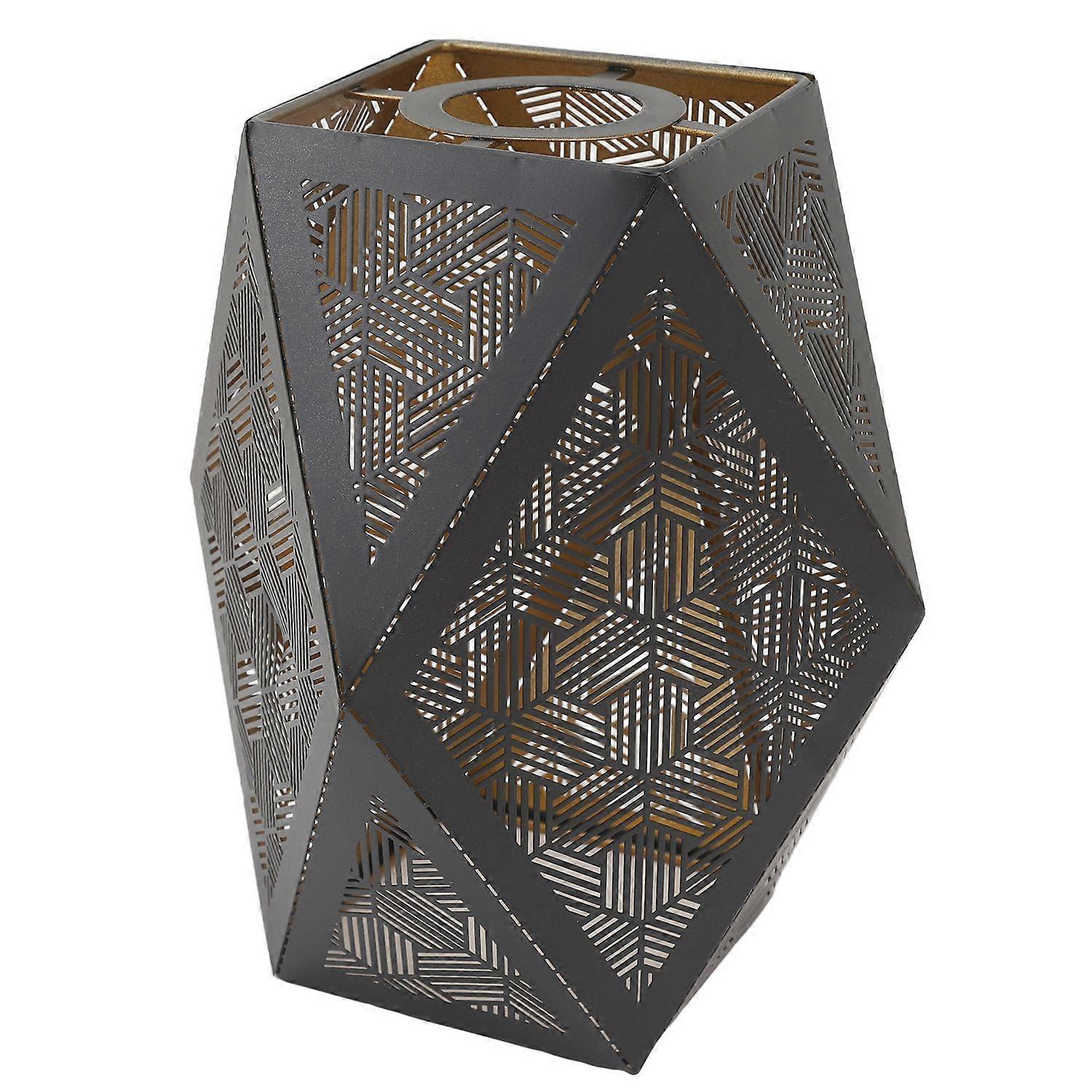 Metal Lampshade E27 E26 Polygonal Modern Hollow Lamp Shade for Table Lamp Pendant Floor Light