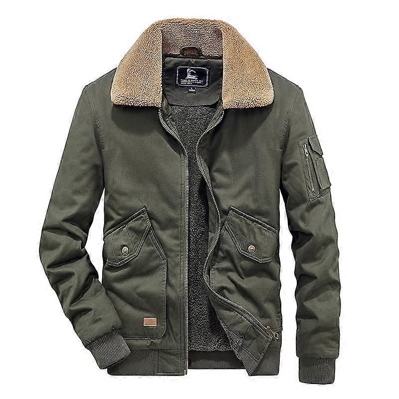 Winter Wool Thickened Lapel Deck Suit Military Large Cotton Padded Clothes