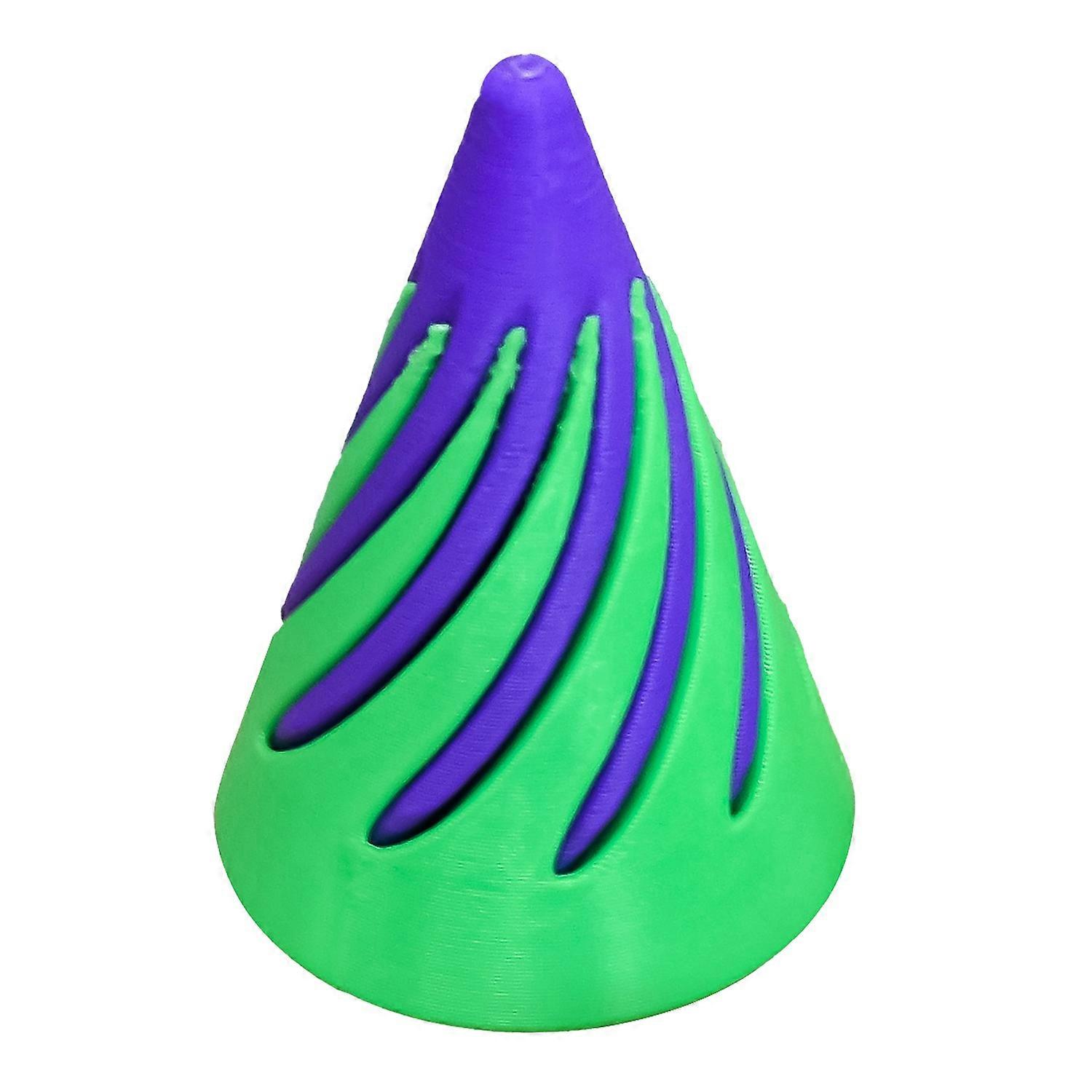 Impossible Cone Stress Relaxing Anxiety Relief Desktop Decoration 3D Printed Pyramid Passthrough Scu