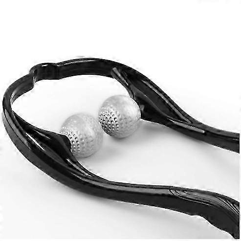 Neck Massager Shiatsu Deep Tissue Dual Trigger Point Shoulder Massager Ergonomic Handle Design Lig