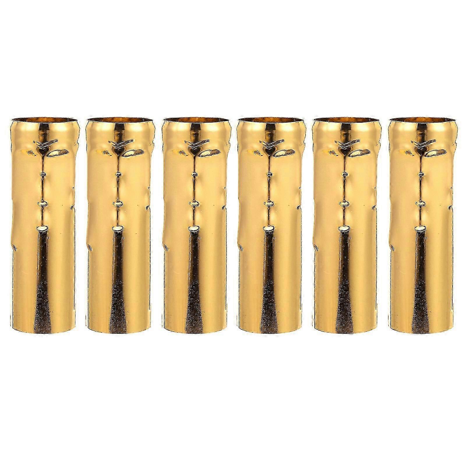 6pcs Chandelier Candle Sleeves E14 Candle Socket Covers Candelabra Base Covers