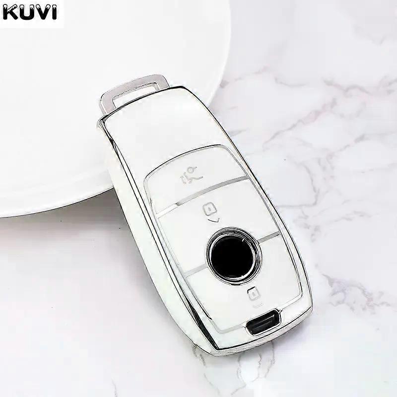 New TPU Car Remote Key Case Cover Shell Fob compatible for   A C E S G Class GLC CLE CLA GLB GLS W177 W205 W213 W222 X167 AMG