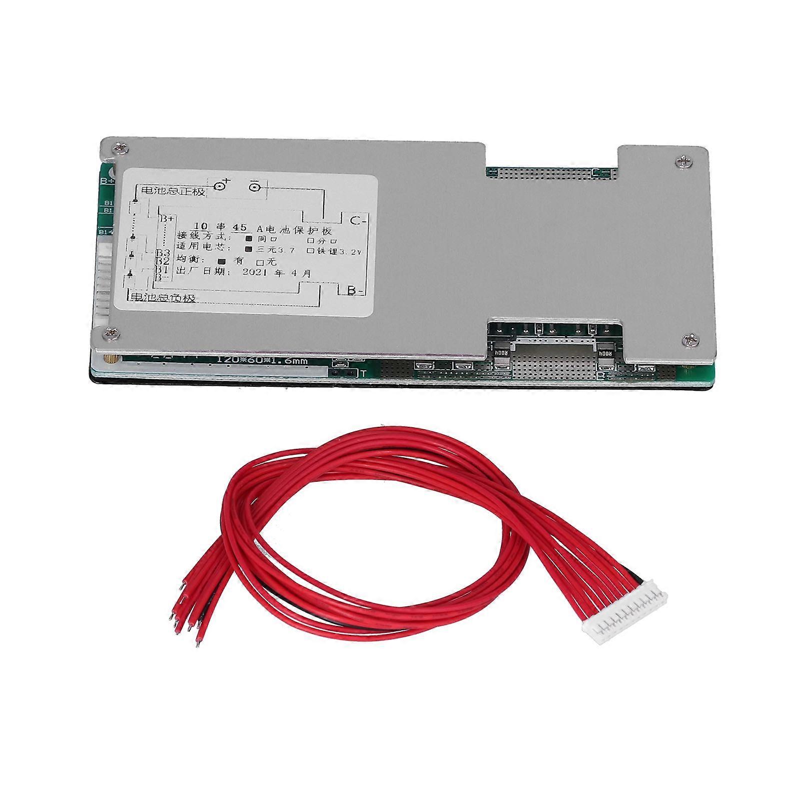Charger Board 45A Lithium Battery Charging Controller with Collection Cable for Overcharge Discharge Protect