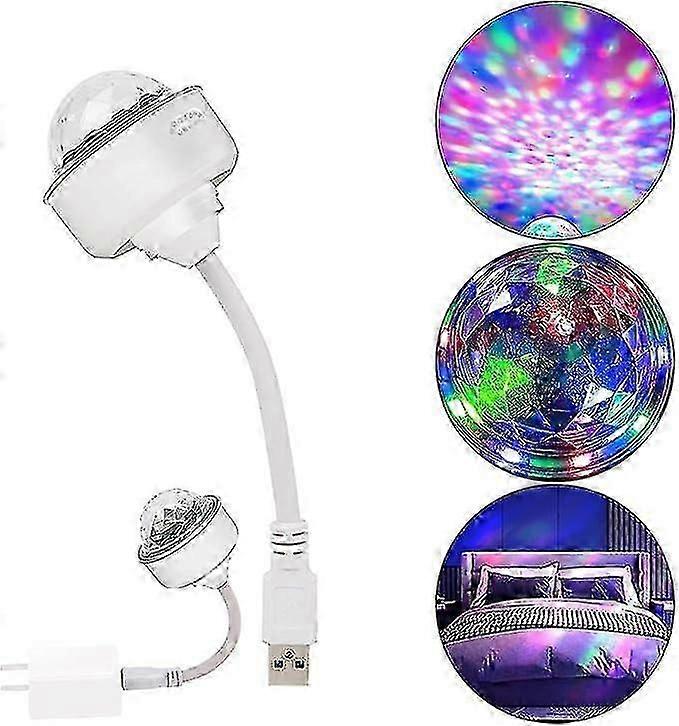 USB-diskolys, diskolys, plug-in-diskokuglelys, diskokuglelys