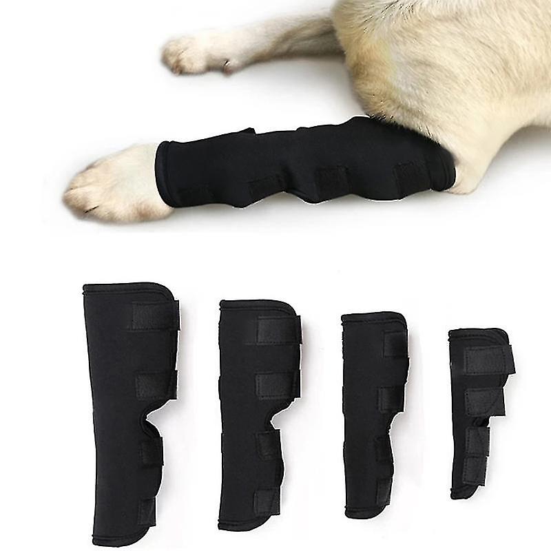1pc Dog Hock Brace Sleeve Pet Supportive Compression Leg Joint Wrap Protector