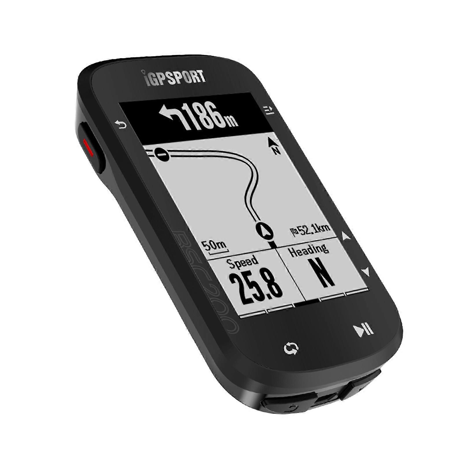 8 Language Bike Speed Meter Waterproofing Cycle Route Navigation Mileometer Multi Functional Digital Bike Speedometer Full Screen Mobilephone APP Con