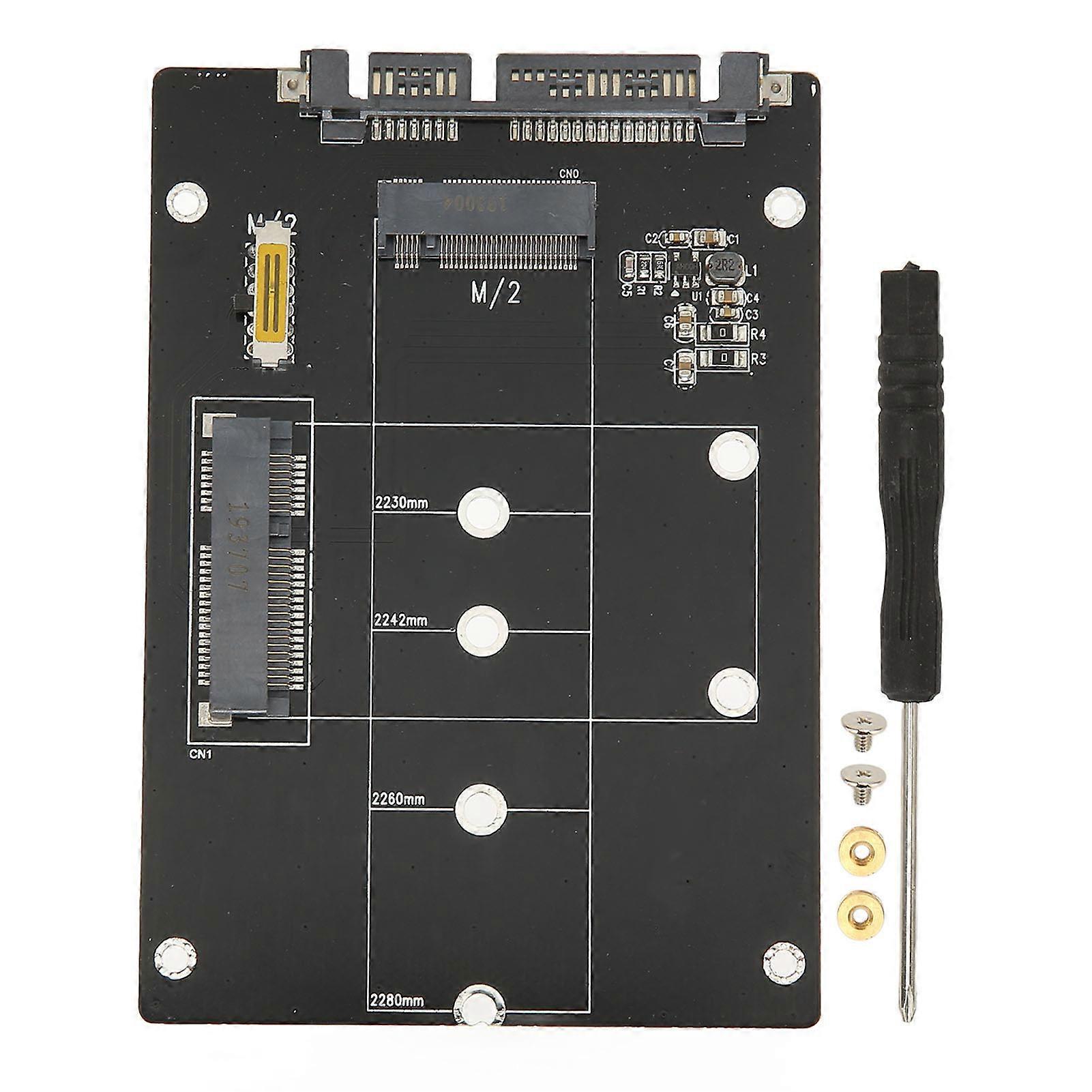 MSATA M.2 NGFF Adapter 5Gbps MSATA M.2 NGFF to Serial Port Solid State Disk Two in One Adapter Card