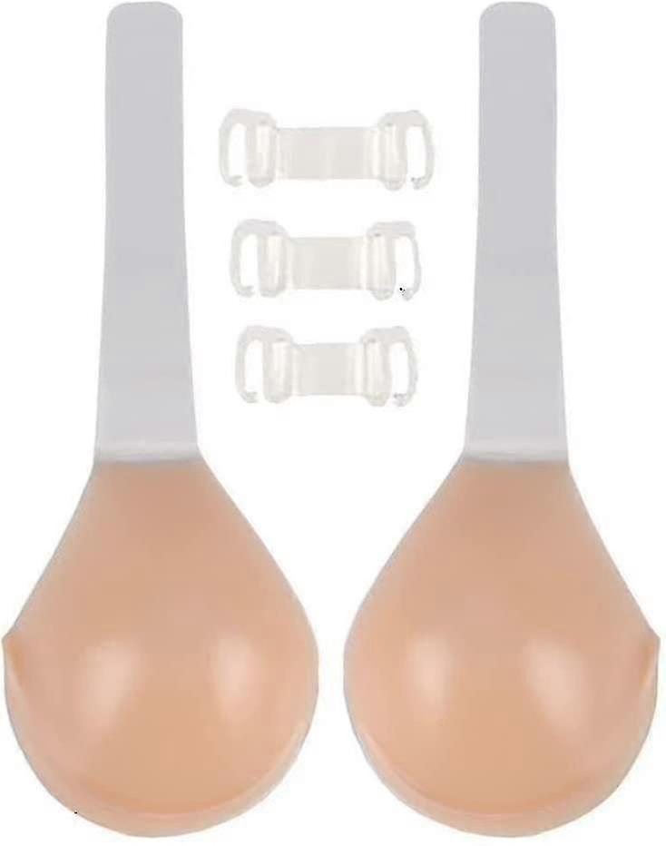 Invisilift 文胸，硅胶粘合力提升文胸俯卧撑隐藏式升降文胸女式 D- Ruikalucky