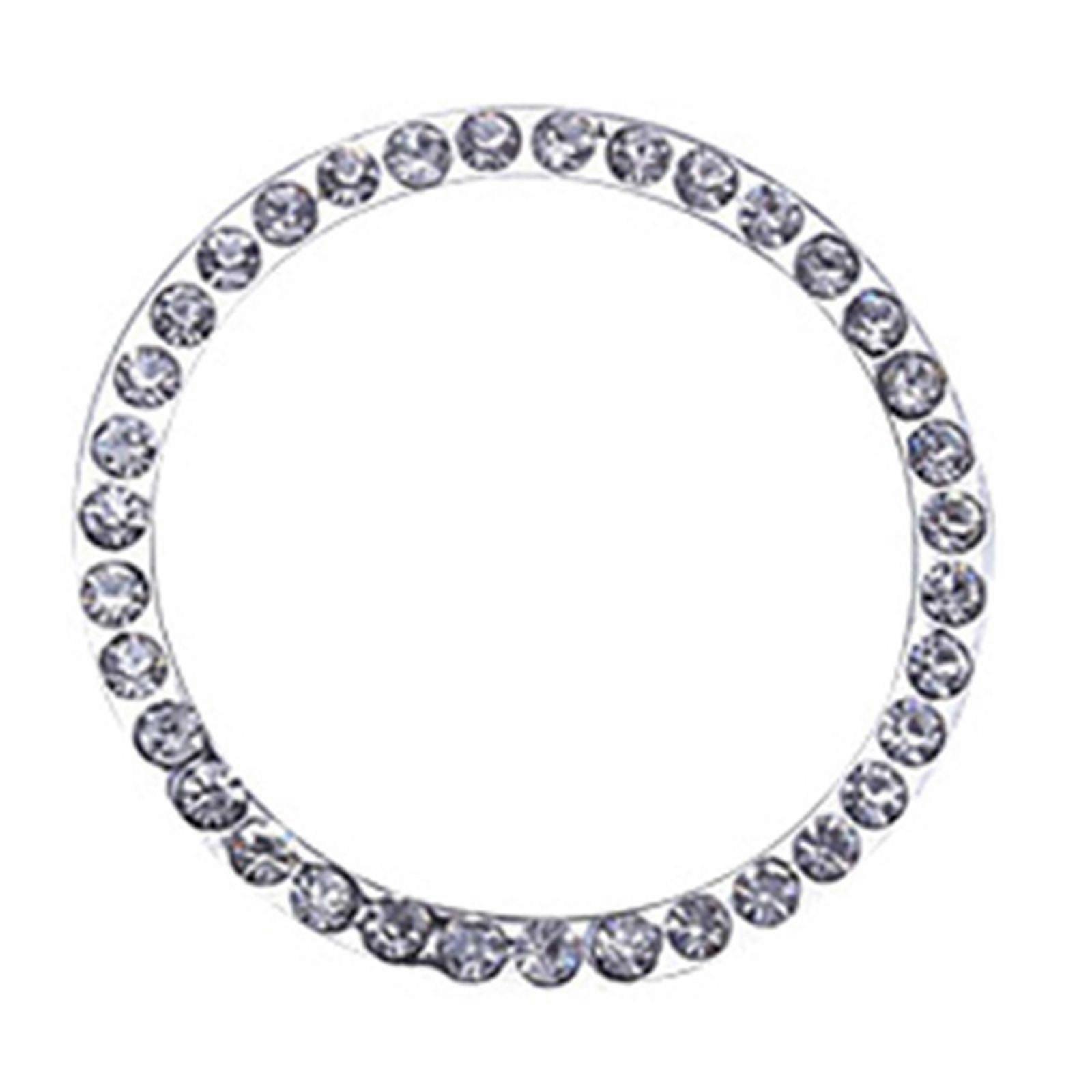 Bling Diamond Car Start Engine Ignition Button Decor Ring Cover Crystal Sticker