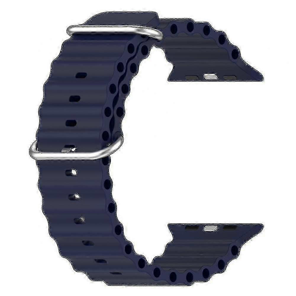 Silicone Band Compatible with Apple Watch for Enhanced Comfort