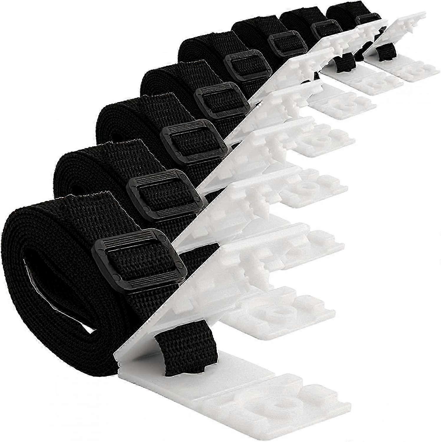 8-Piece Universal Pool Cover Fastening Straps Set