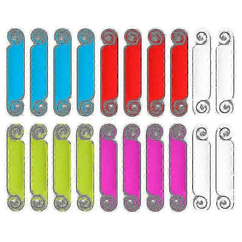 20个电缆标签电缆管理标签多色电缆标签电线识别标签适用于USB Co