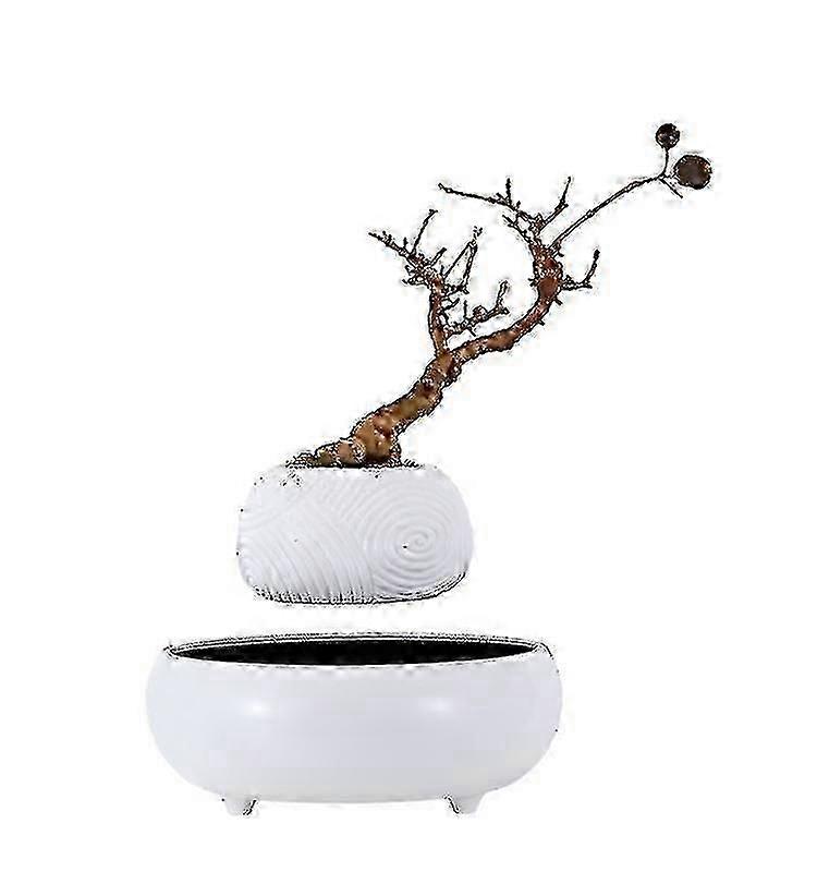 Mágneses lebegő virágcserép levegő bonsaihoz - egyszerű stílusú otthoni és kerti dekoráció