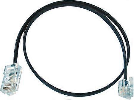 Telepatch Kabel Schwarz RJ11-RJ11 5m