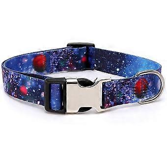 Dog Collars With Stylish Patterns, Soft Adjustable Pet Collars For Puppies Small Medium Large Dogs (XL Size)