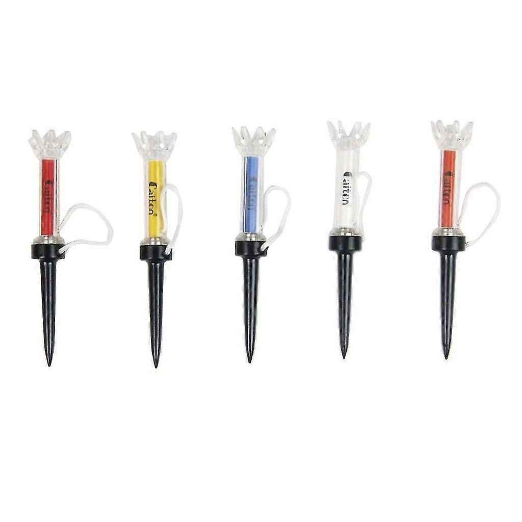 5 Pieces Plastic Golf Ball Nails Tees Stable Training Aids Golf Base Tools well