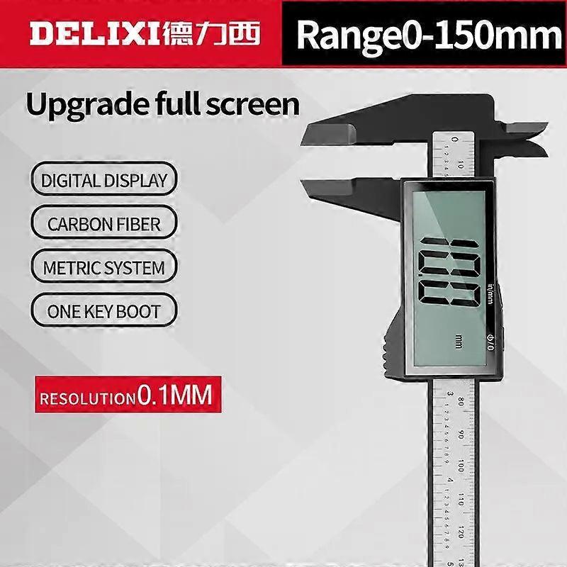 150Mm 0.1mm Digital Caliper 6 Inch Electronic Vernier Caliper