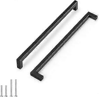 Barsinfi Cabinet door handle square black 12*12*320mm