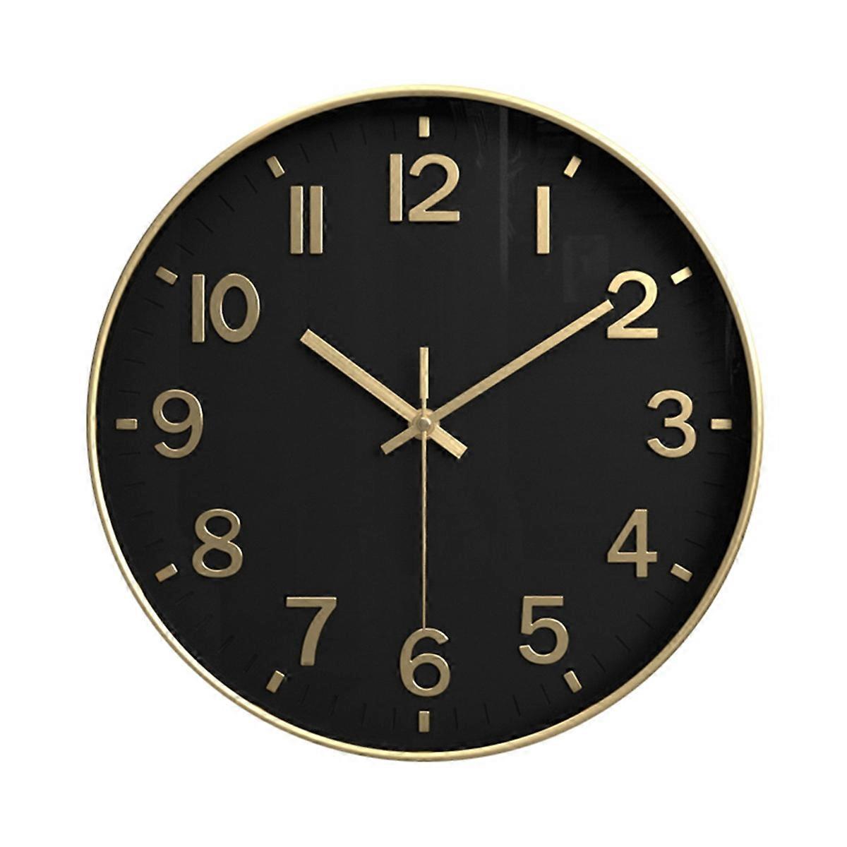 Silent Modern Clock for Wall, 3D Numbers Wall Clock Colour 6