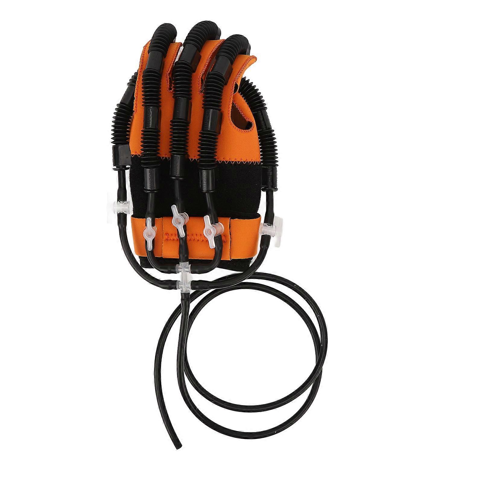 Finger Rehabilitation Trainer Replacement Resin Fiber Gas Valve Robot Splint Glove for Stroke L