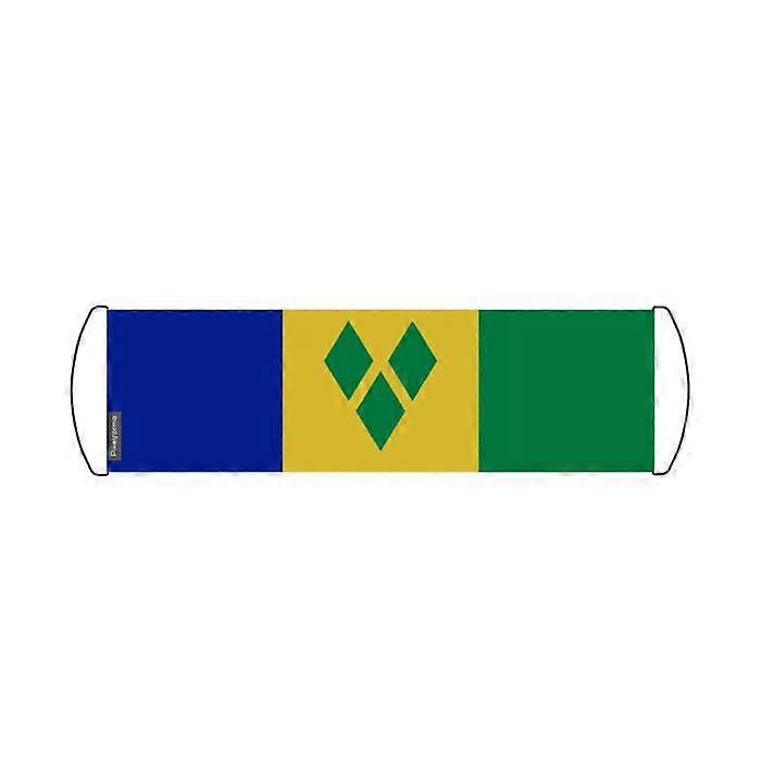 Flag - Saint Vincent and the Grenadines - 24 x 70 cm - Polyester - Waterproof - Double-sided