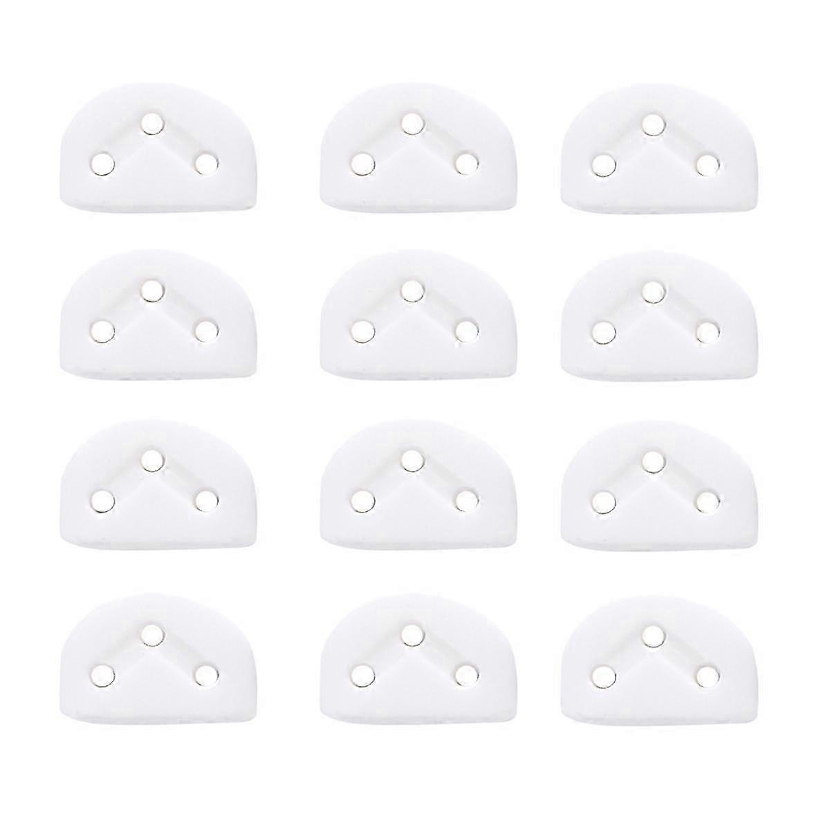 12Pcs Guitar Roller String Trees & Retainer Guides for Locking Nut Block Clamp Installation