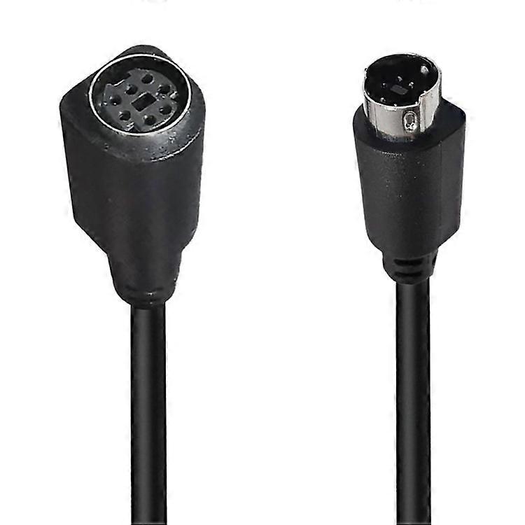 Mini DIN 7 Pin Cable 3 Meter Male to Female Straight Connector Copper Core Extension Cord
