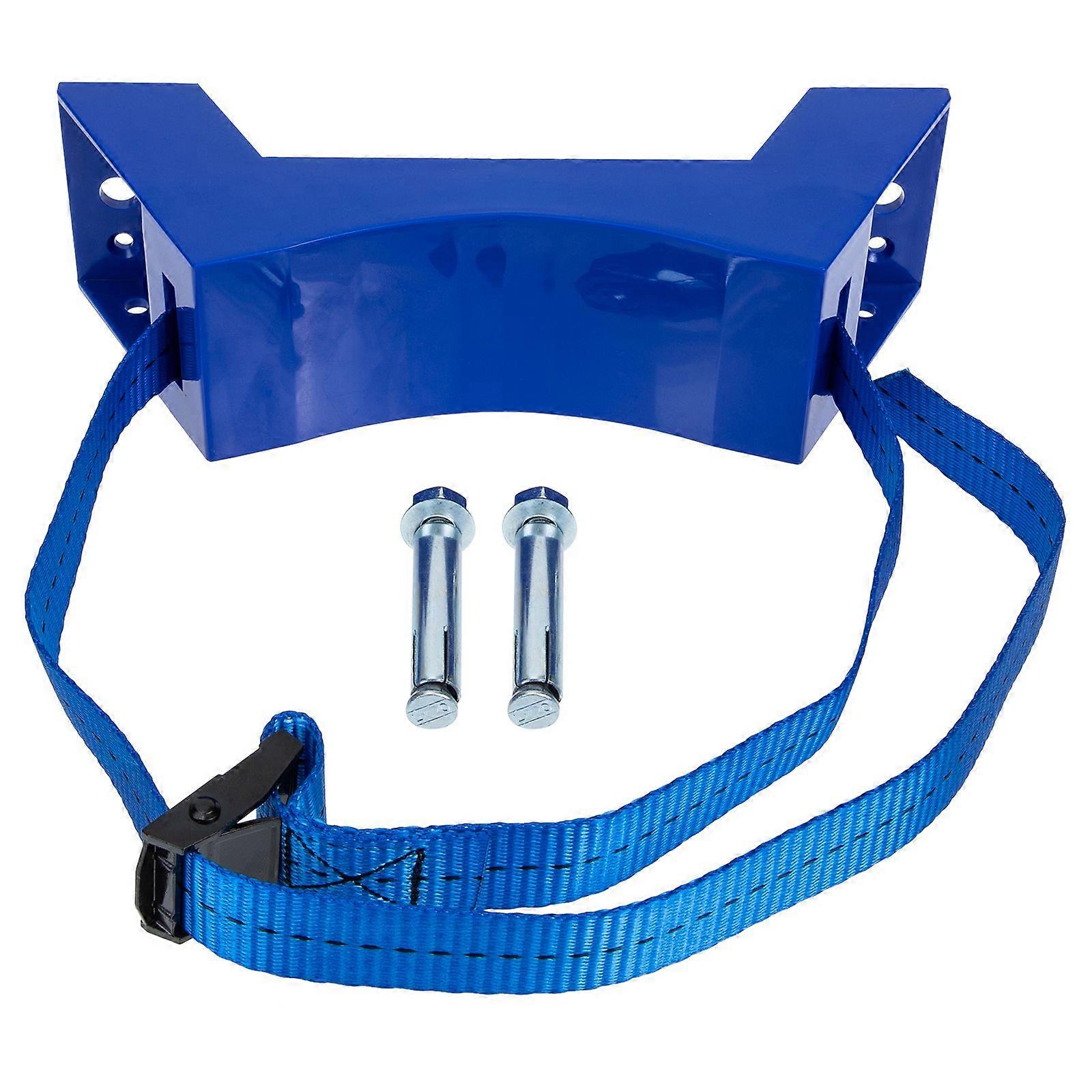 2pcs Adjustable Gas Cylinder Holder Bracket For 40L Tanks Propane Tank Mount 40L Plastic Bracket Wall Mounted Propane Tank Bracket With High-Strength 