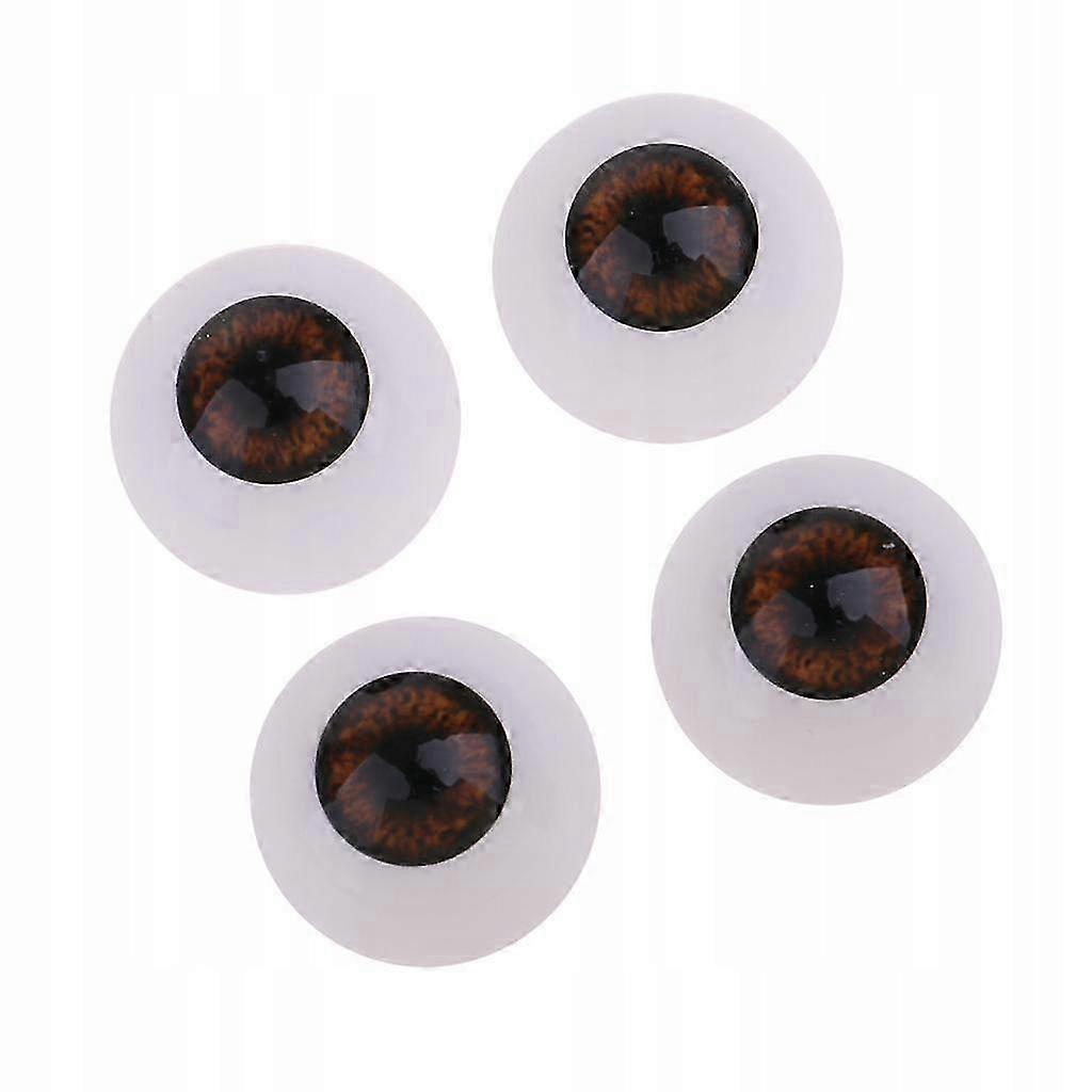 Dark Brown Iris Eye 20mm Acrylic Eye Knobs