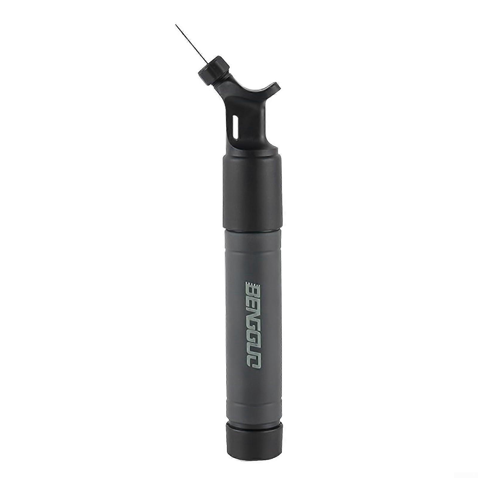 Practical and portable hand pump, for inflating and deflating the air of sports balls with ease