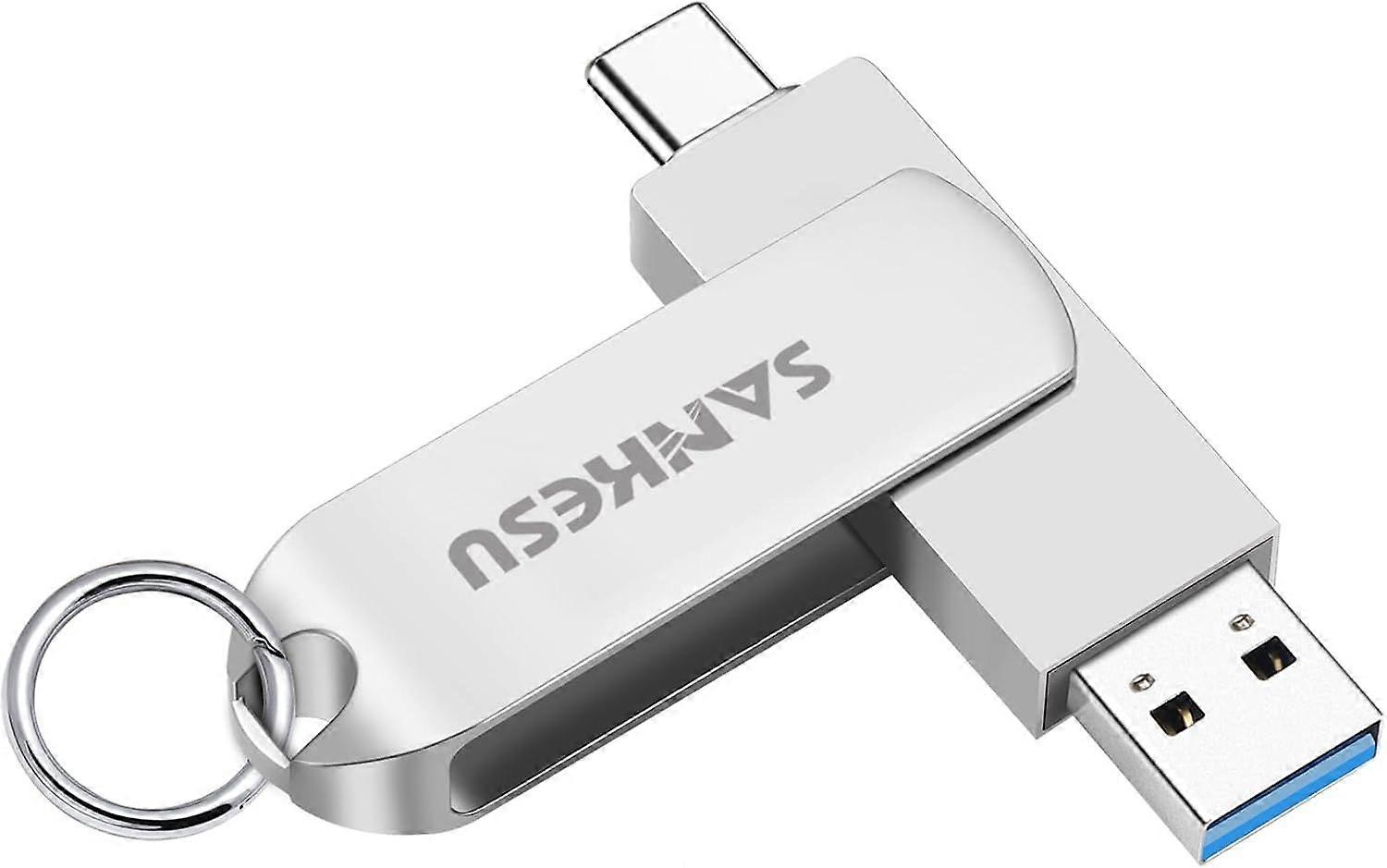 256GB USB C Flash Drive 3.1,Read Speed Up to 150MB/s, USB A and Type C OTG USB