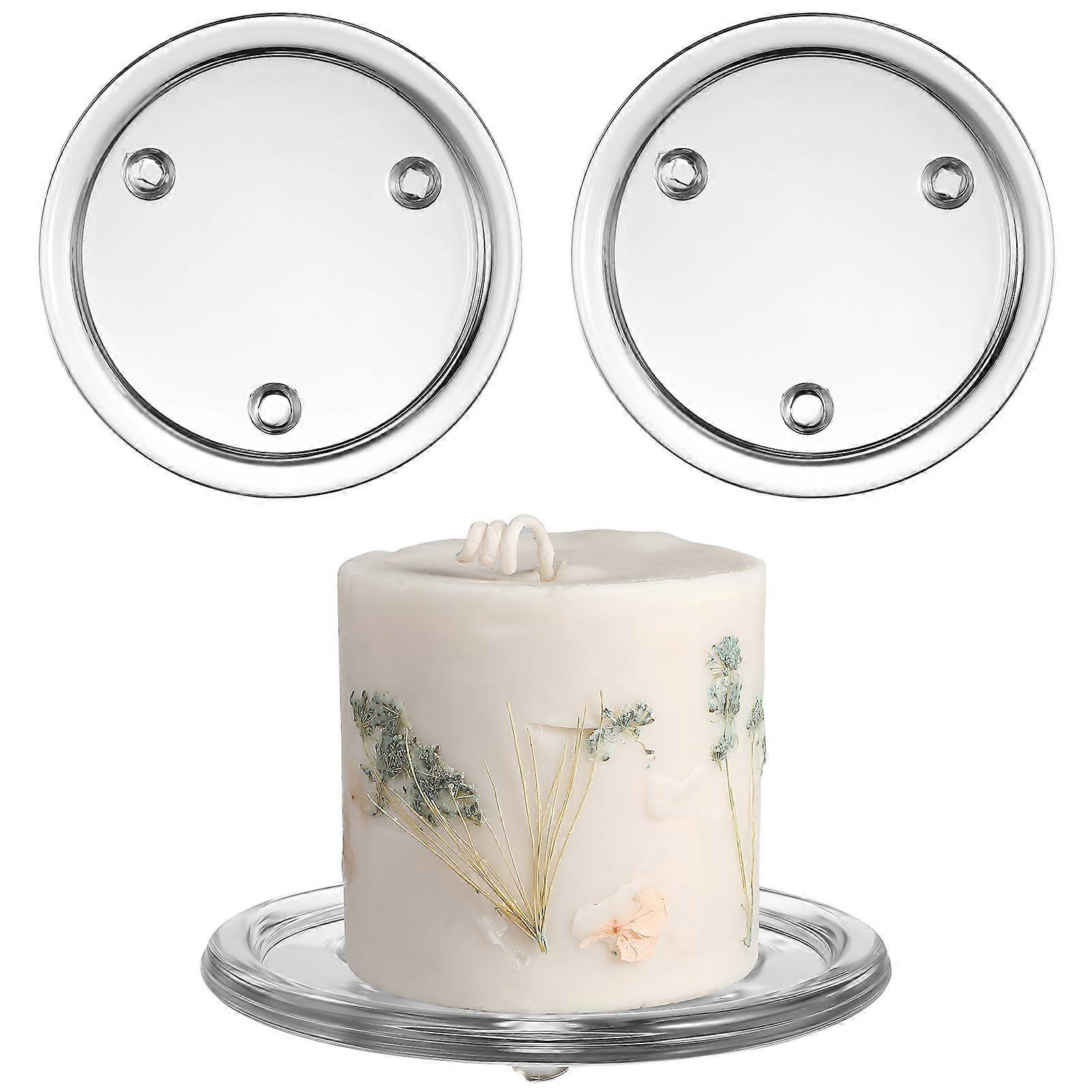 Glass Candle Rest Tray, Transform with Elegance, Performance
