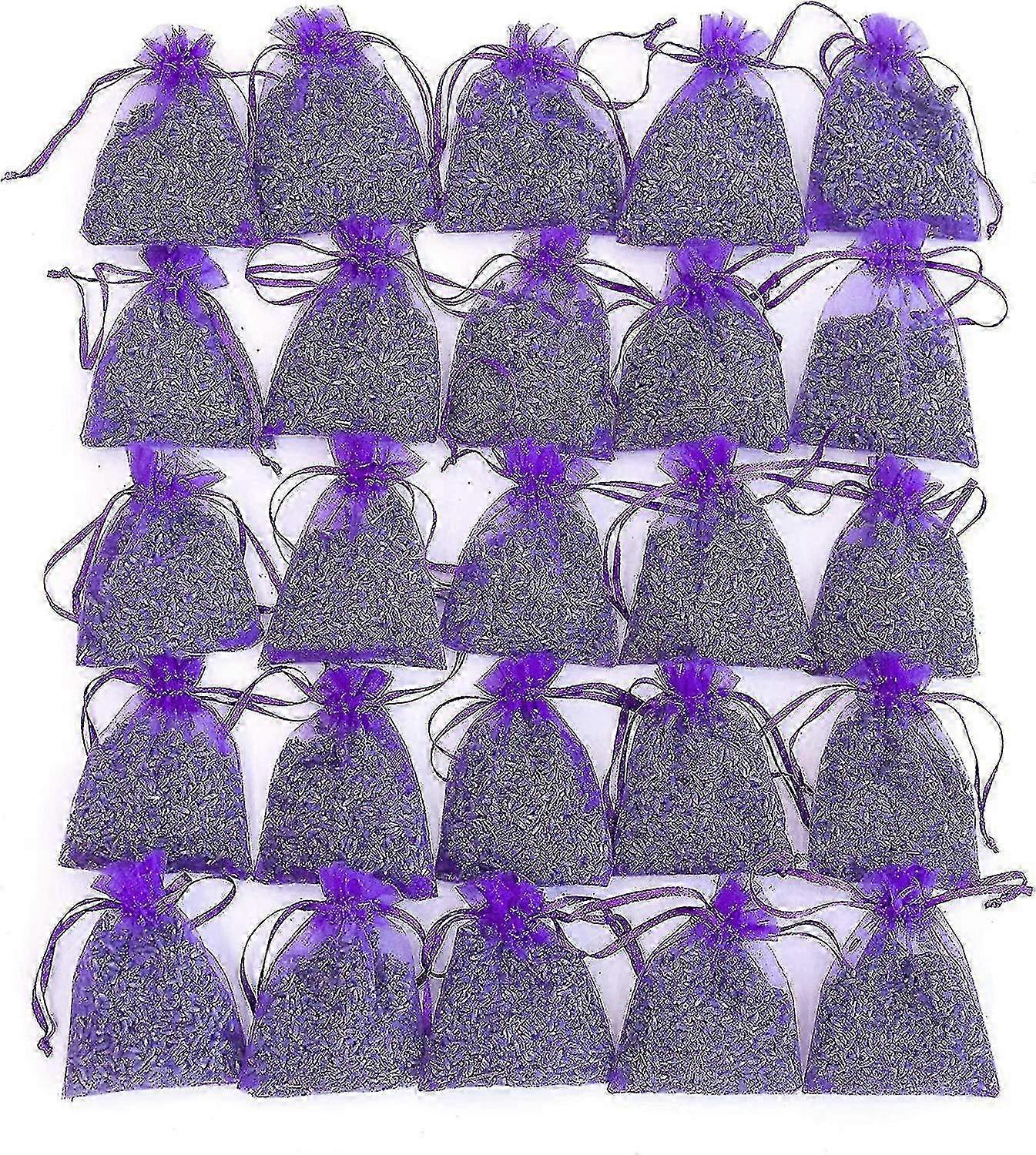 Saco de 25 sachets de lavanda seca flor lavanda sachets
