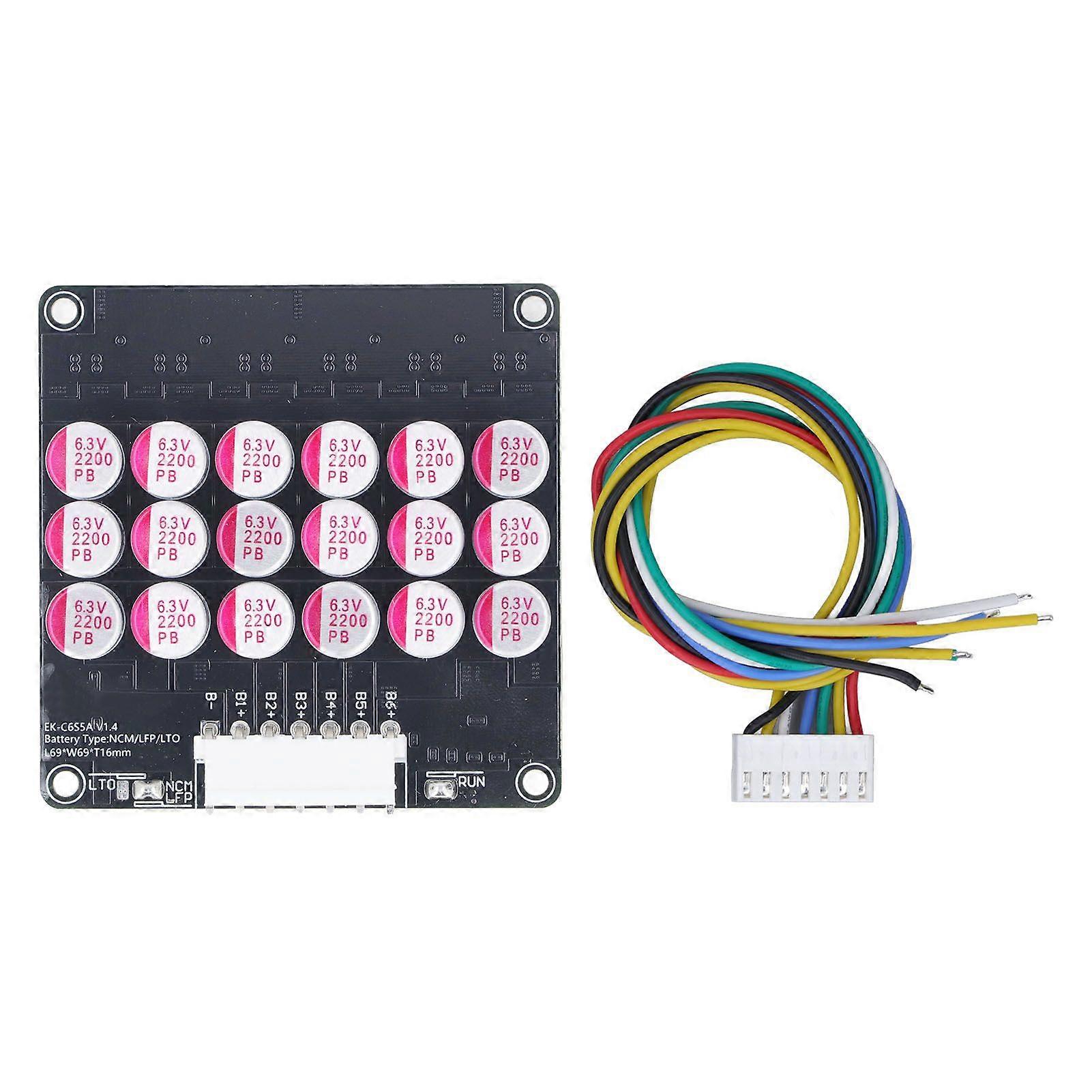 High quality  EK-C6S5A 4-6S Lithium Battery Balance Board 5A Active Balancer