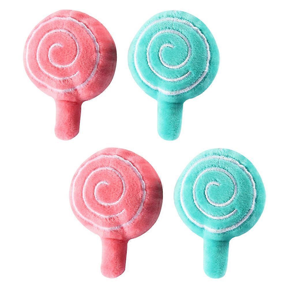 4pcs Cartoon Pattern Key Chain Key Ring Pretty Key Chains (Random Color)