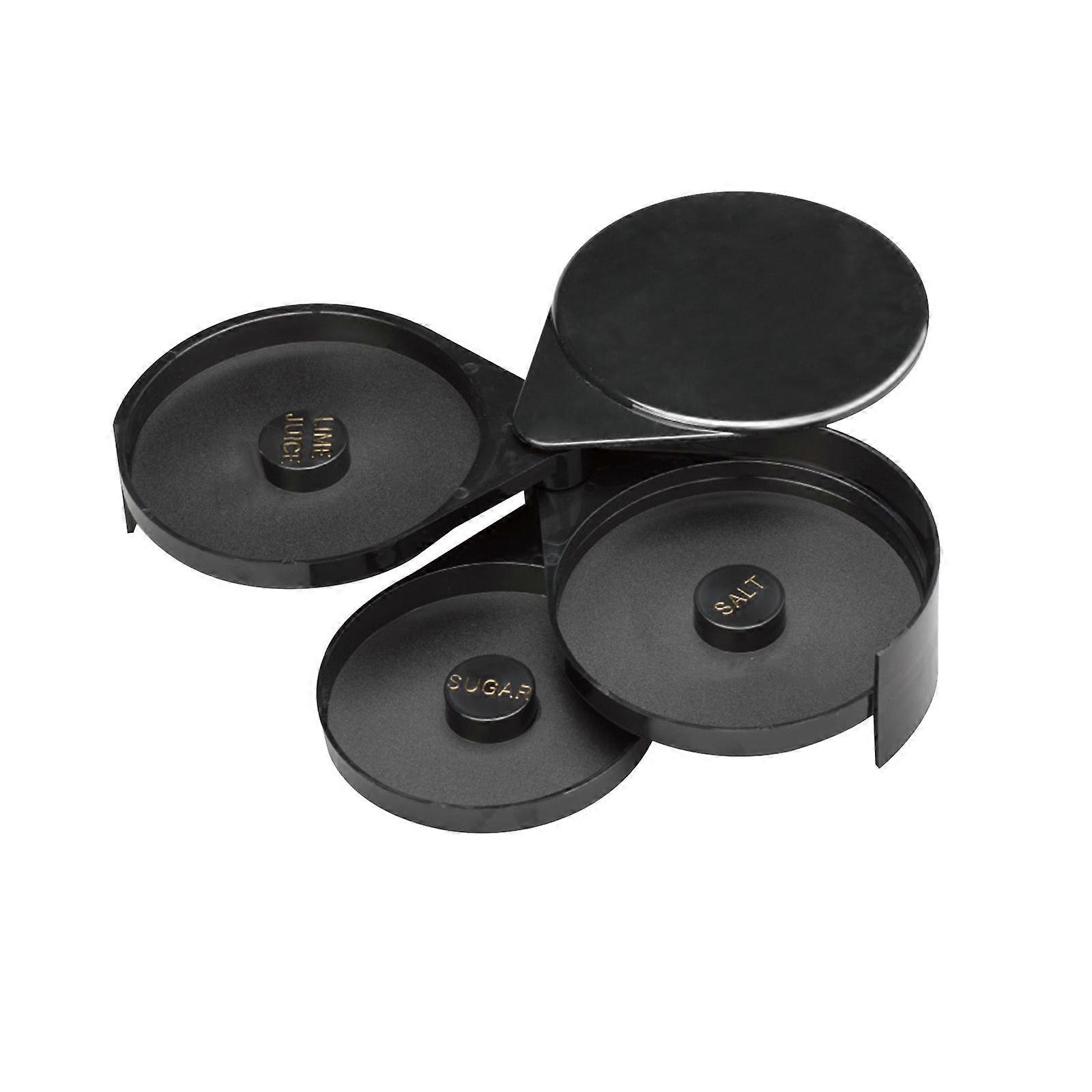 Multipurpose 3 Layers Bar Glass Rimmer ABS for Bartender Kitchen Party