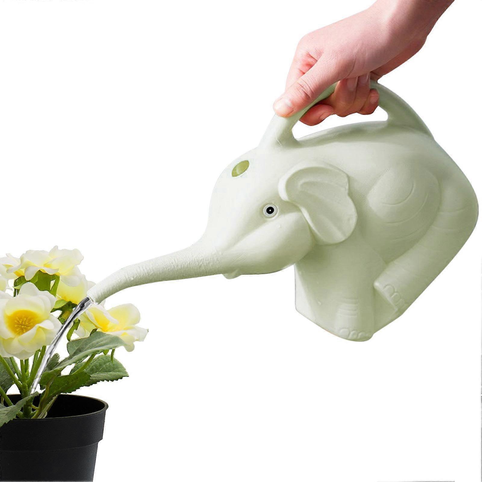 Elephant Watering Can with Long Spout, Cute Garden Watering Tool for Terrace, Lawn, and Garden Use, Small Size