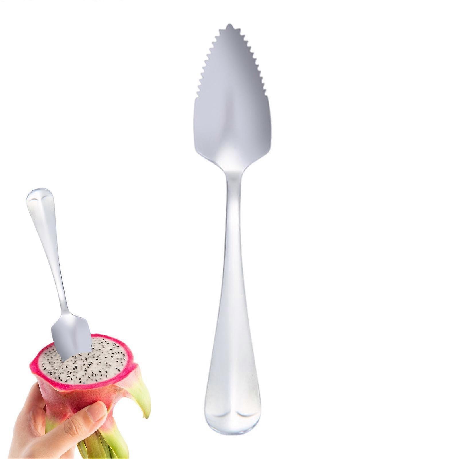 Grapefruit Spoon with Serrated Edge, Kiwi Spoon, Stainless Steel Spoon