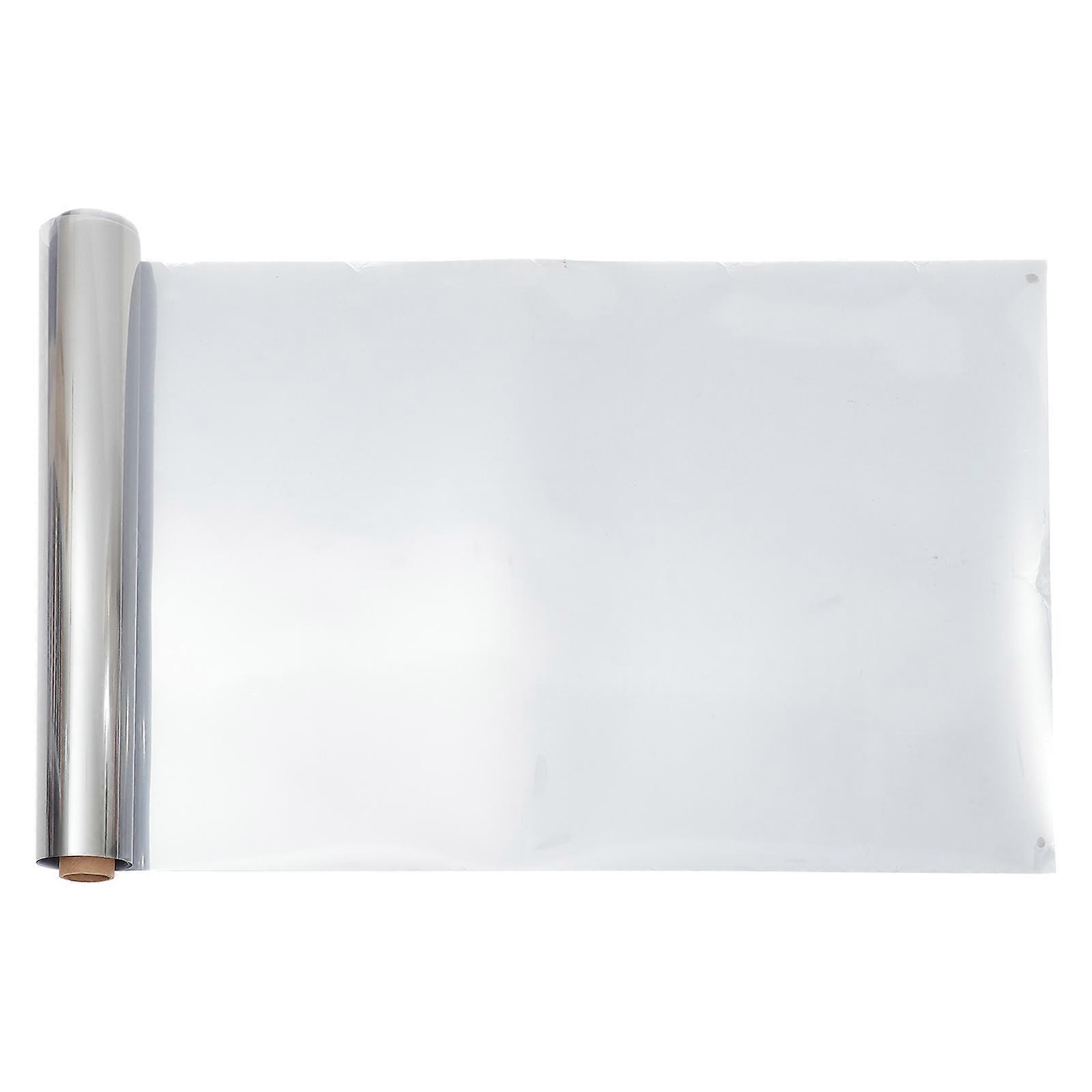 One Way Window Privacy Film Static Cling Sun Blocking Heat Resistant Non Adhesive Tint for Bathroom Office Home Use