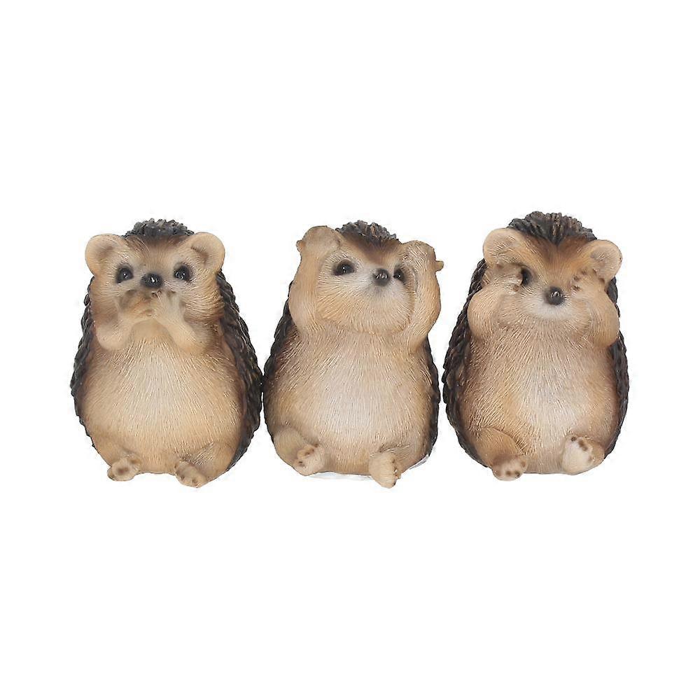 Three Wise Hedgehog Figurines 85cm