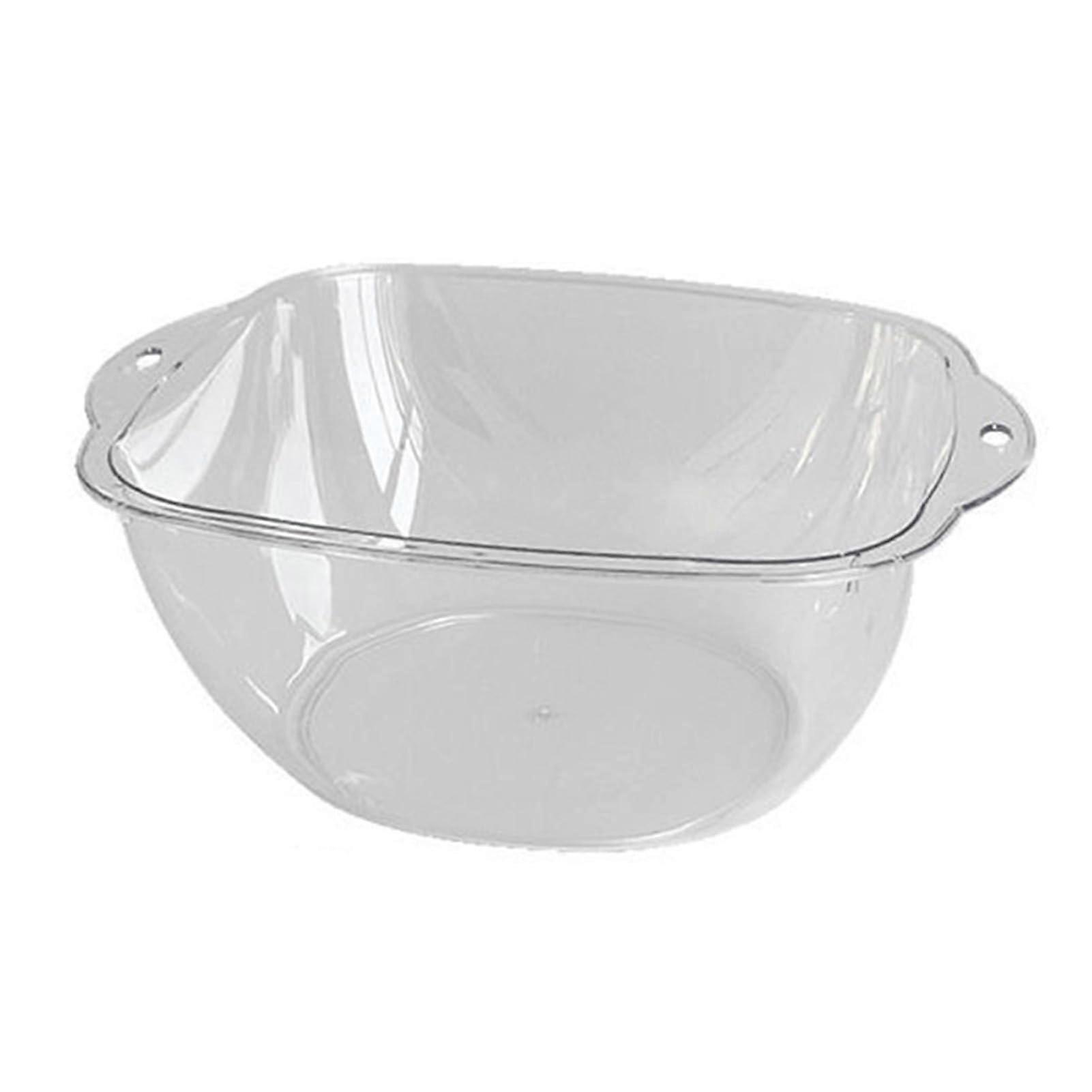 Clear Plastic Wash Basin For Facial Cleansing, Travel Wash Basin, Multifunctional Thickened Design, Size M