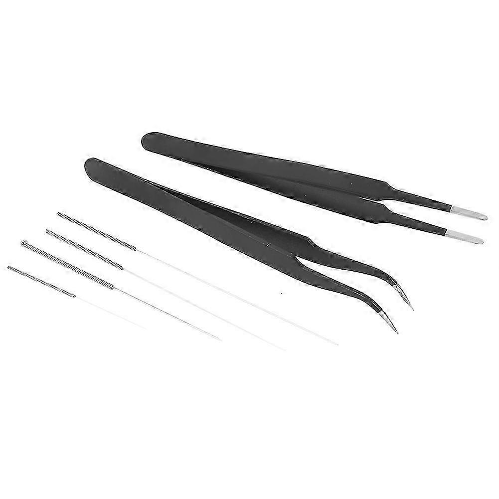 3D Printer Nozzle Cleaning Kit Stainless Steel Needle Tweezers