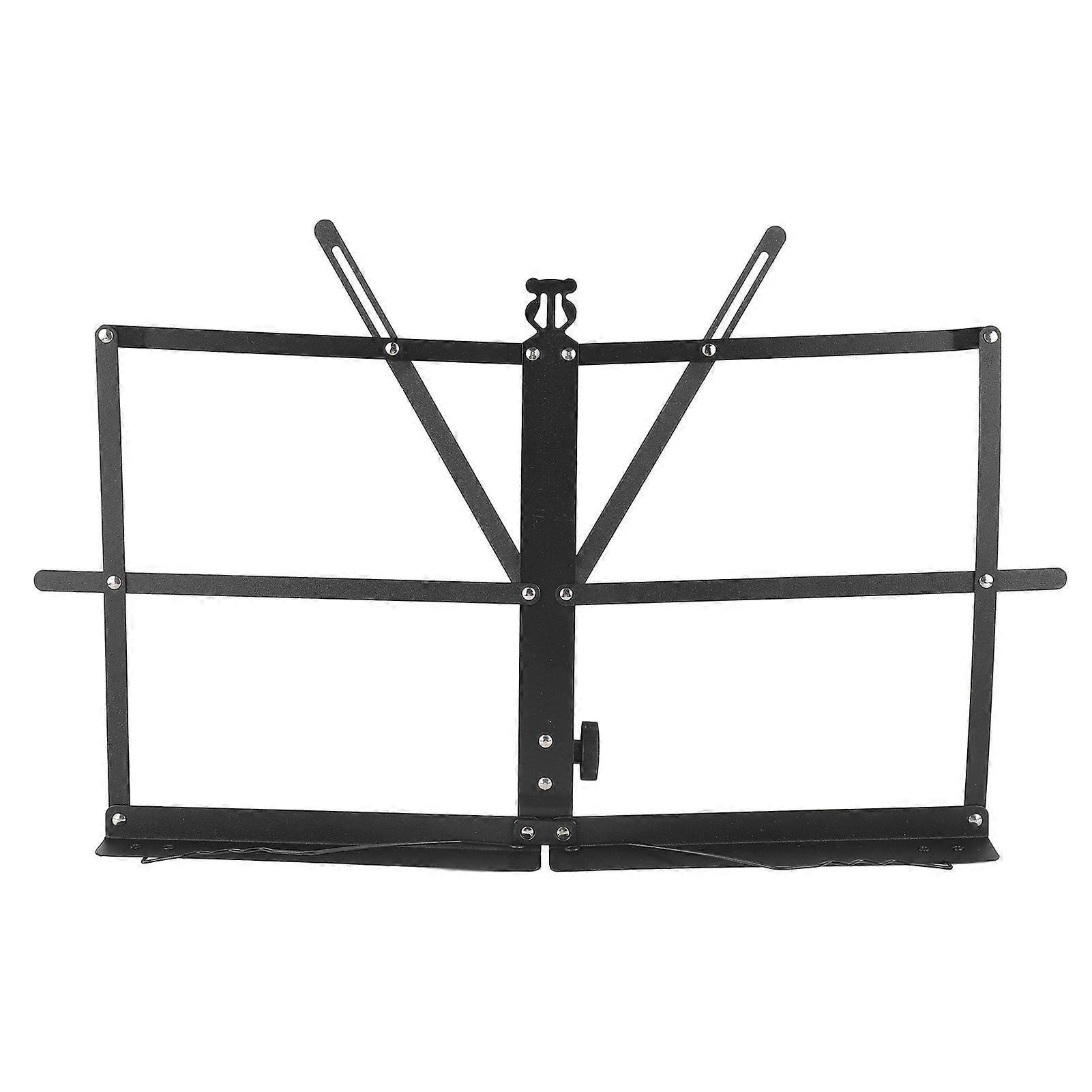 Adjustable Folding Sheet Music Stand Metal Portable Desktop Table Top Holder for Easy Storage and Transport
