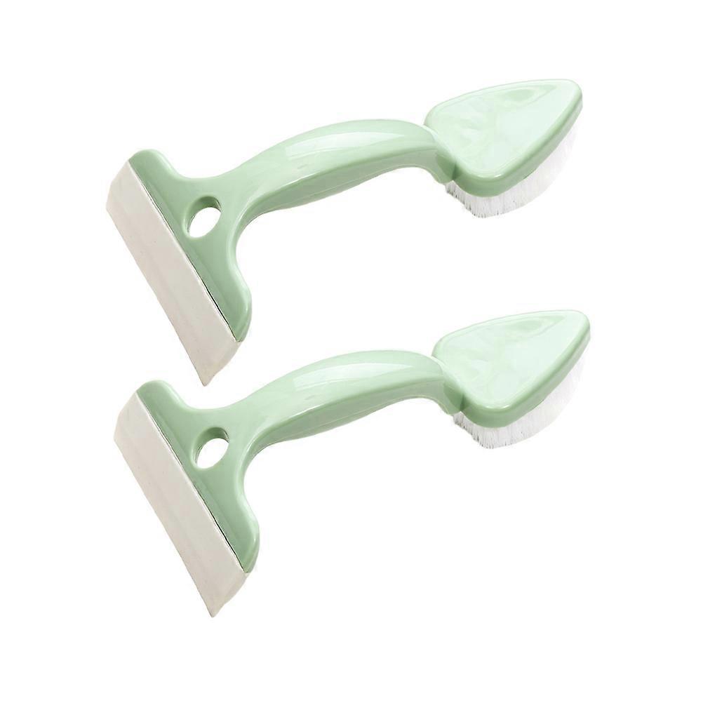 Tile Cleaning Brush for Cleaning Use 2Pcs Double-Headed Floor Tool