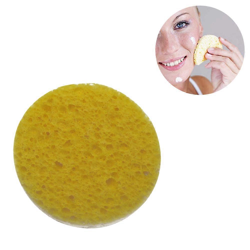 Cleansing|50Pcs Skin Tone Thin Round 5.1Cm Cleansing Puff