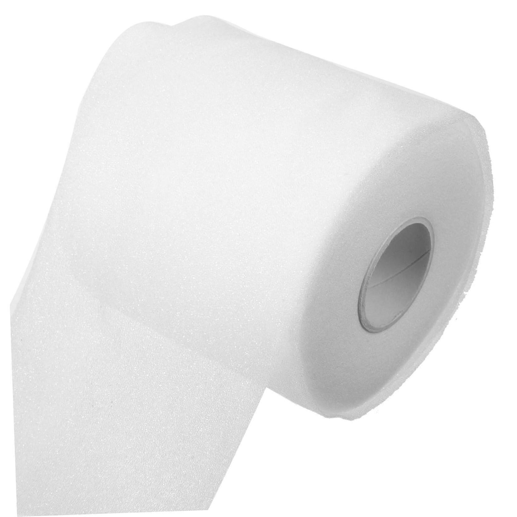 Shock-Resistant Grip Tape Roll for Tennis Rackets - Durable Foam Griptape, White, Ideal for Comfort and Control