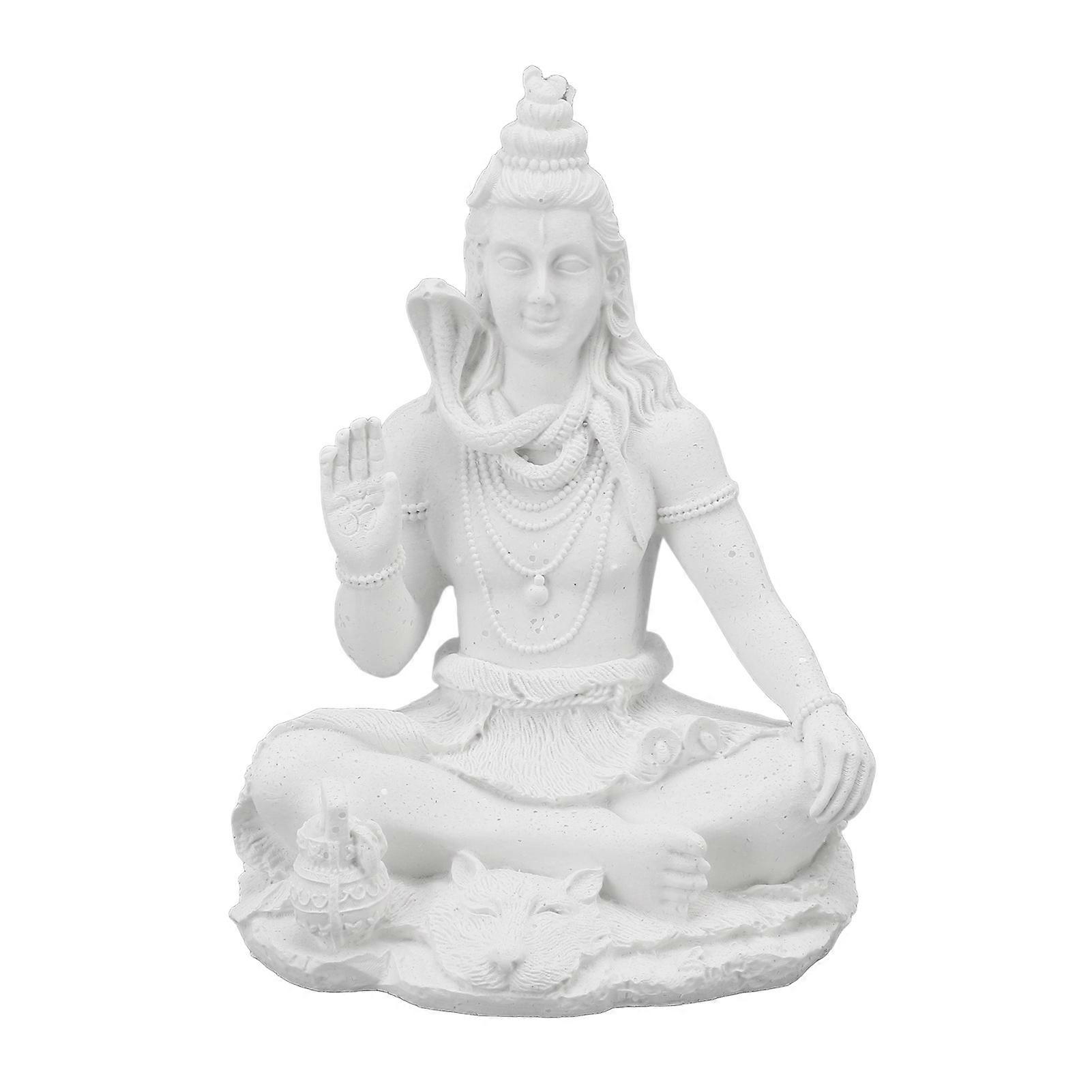 Lord Shiva Figurine Mini Resin Feng Shui Hindu Shiva Idol Statue for Home Entryway Tabletop Decoration